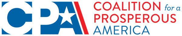 Coalition for a prosperous america logo.